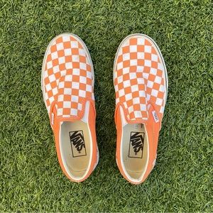 Peach/Light Orange Vans